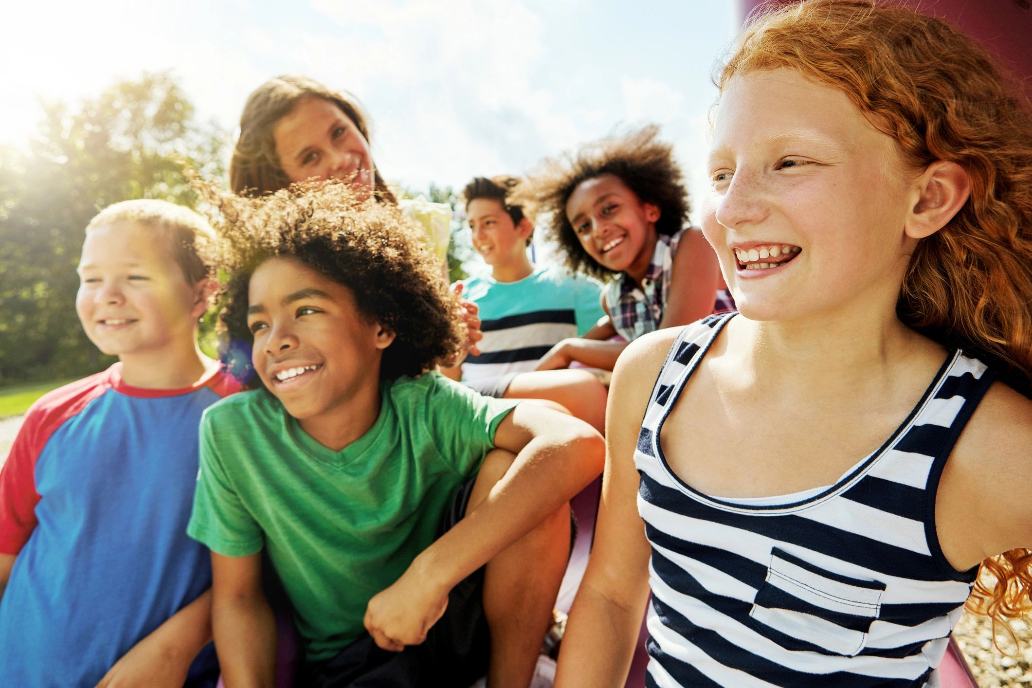Children enjoying time together outdoors
